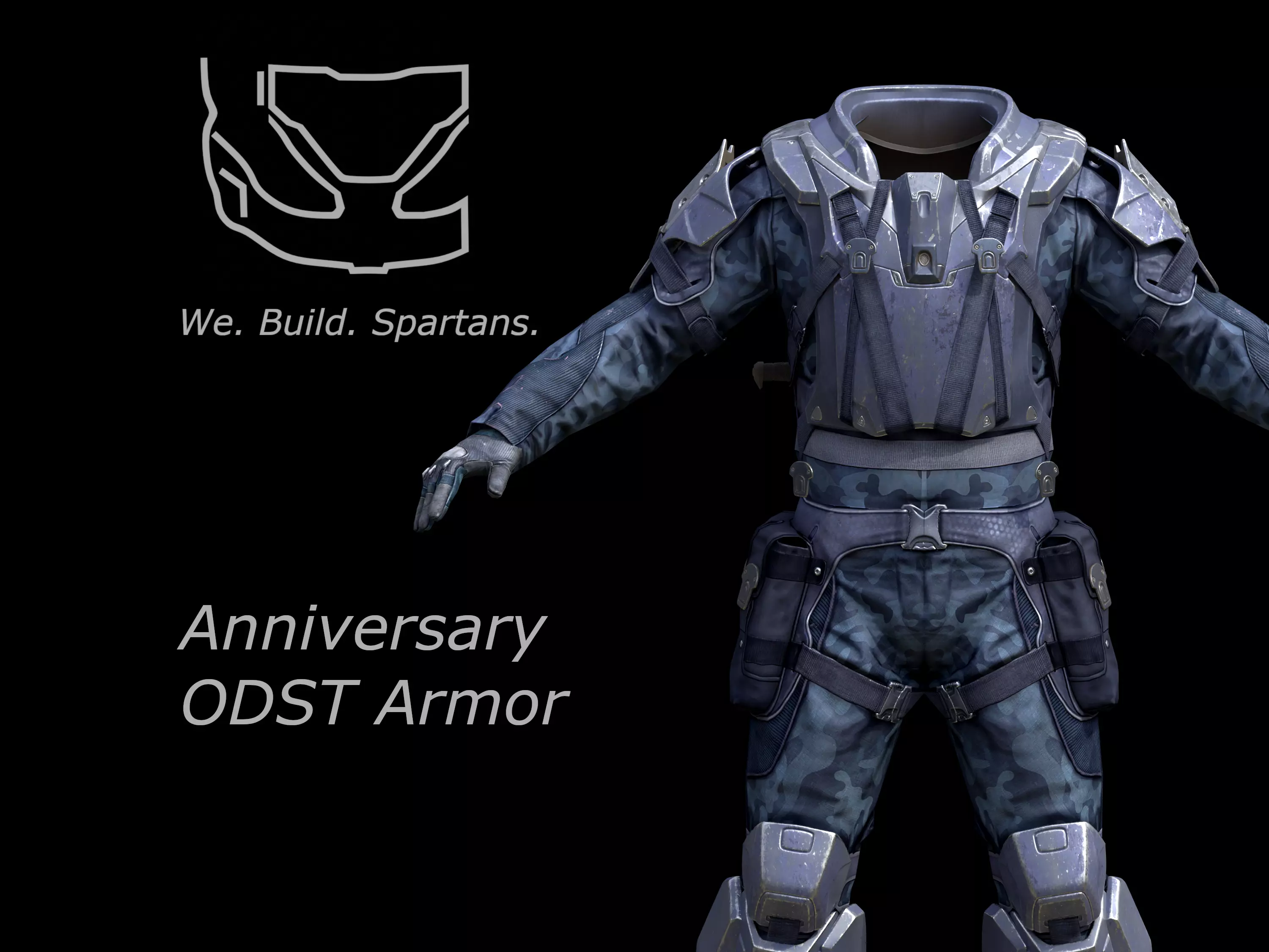 Anniversary ODST armor 3d print files 3D print model_0