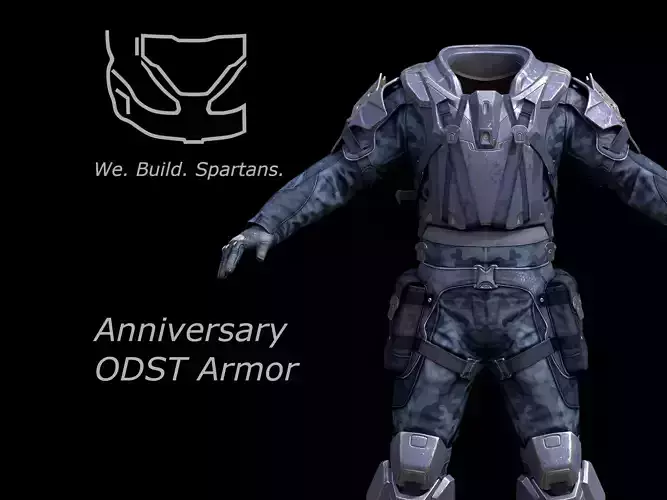 Anniversary ODST armor 3d print files 3D print model