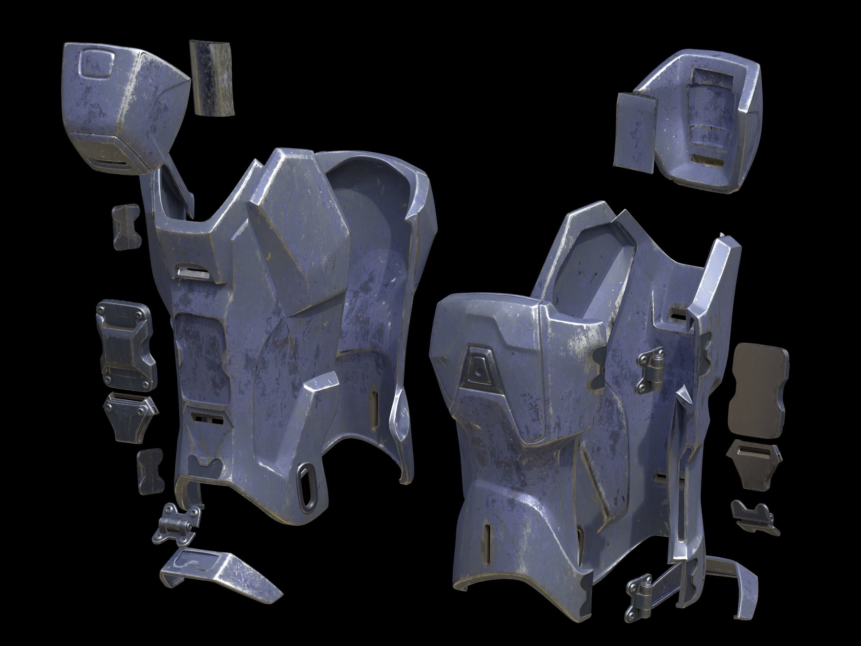 Anniversary ODST armor 3d print files 3D print model_7