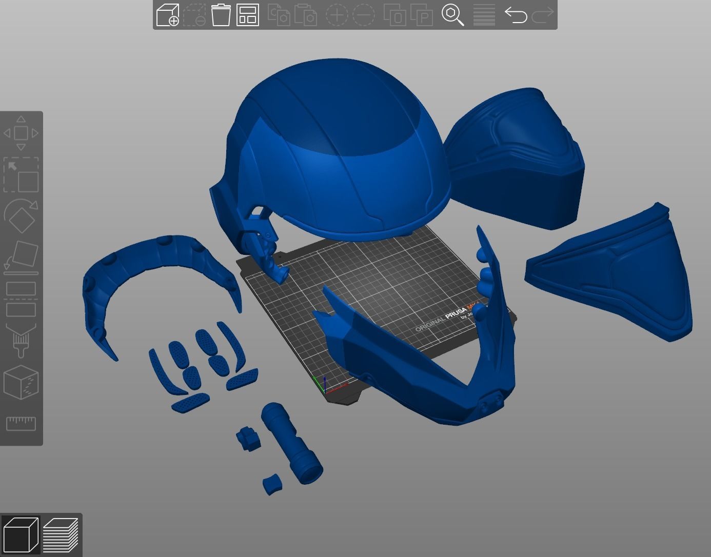 Pro Series Anniversary ODST helmet 3d print file 3D print model_7