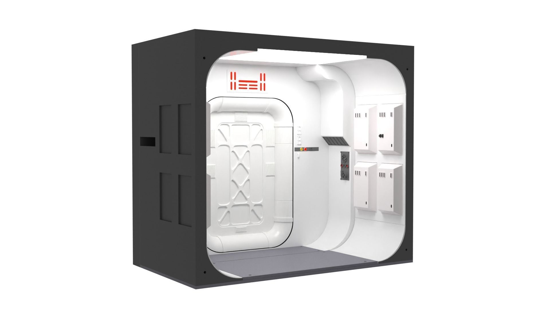 The Tantive IV Hallway 1-6 scale BESTA 3D print model_3