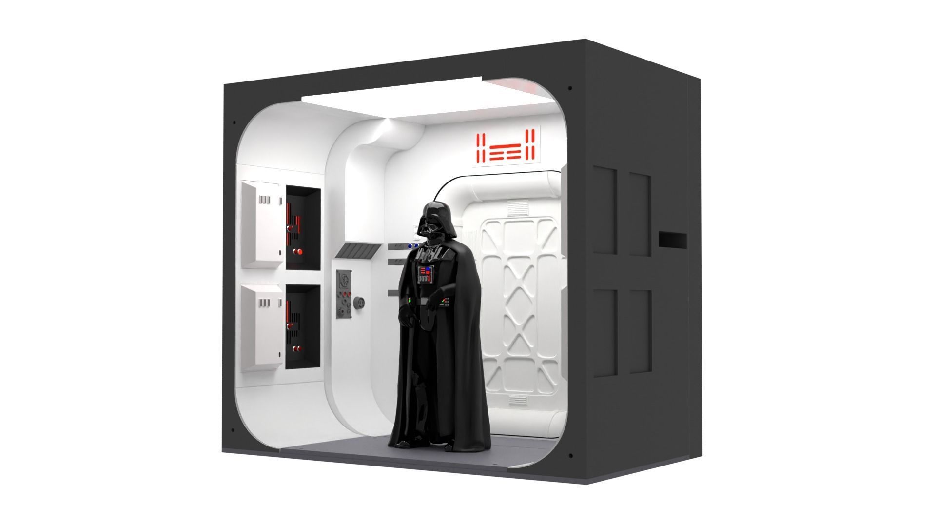 The Tantive IV Hallway 1-6 scale BESTA 3D print model_10