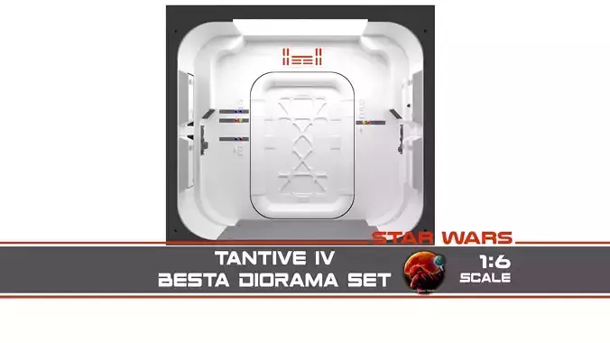 The Tantive IV Hallway 1-6 scale BESTA