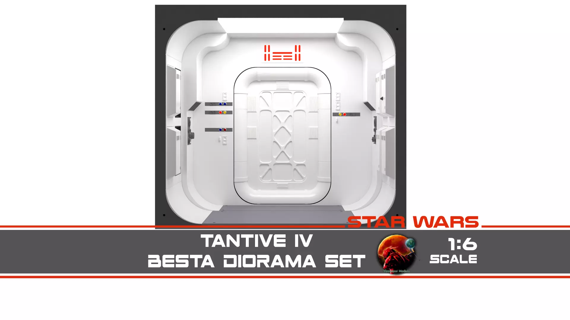 The Tantive IV Hallway 1-6 scale BESTA 3D print model_0