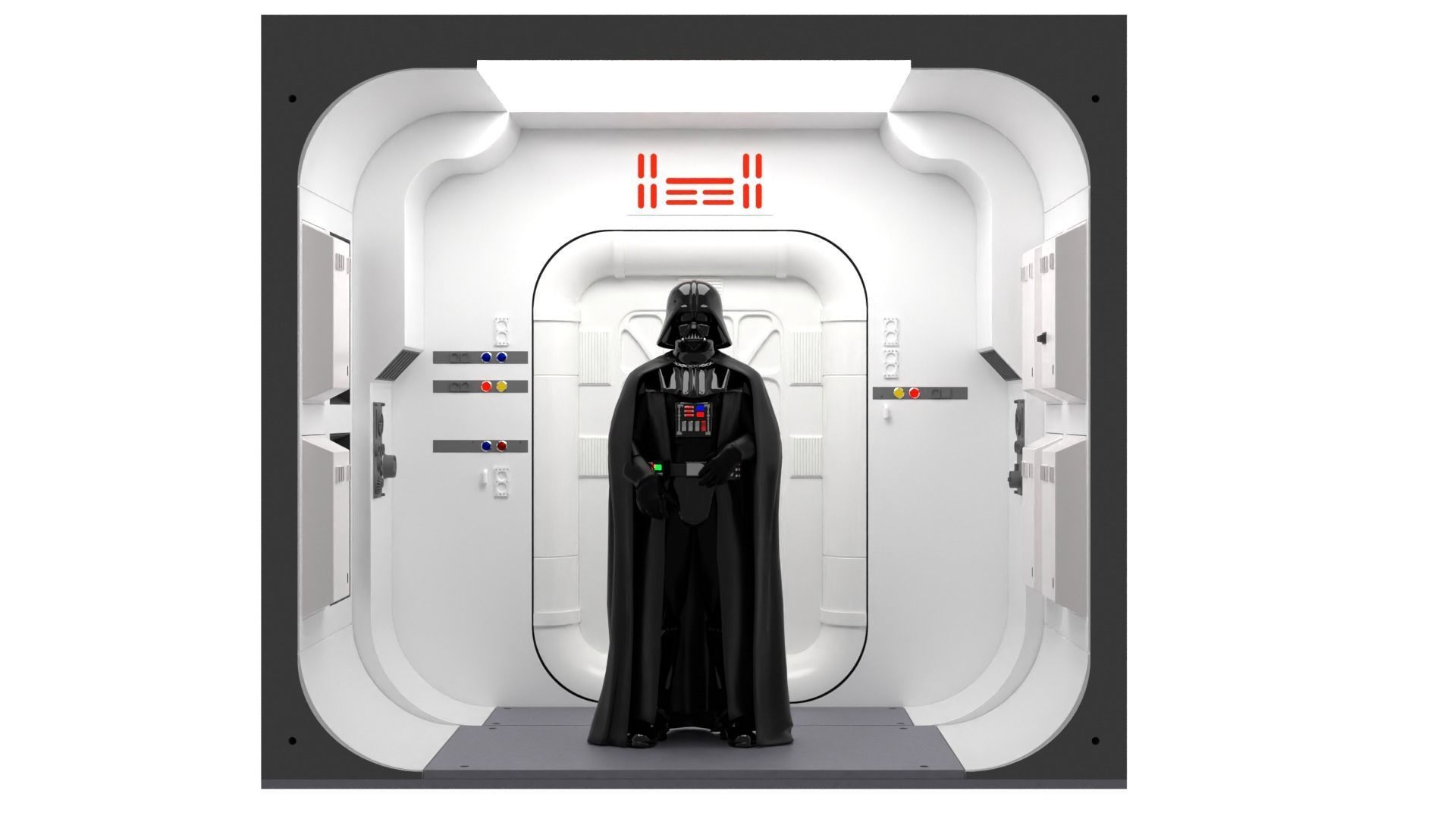 The Tantive IV Hallway 1-6 scale BESTA 3D print model_7