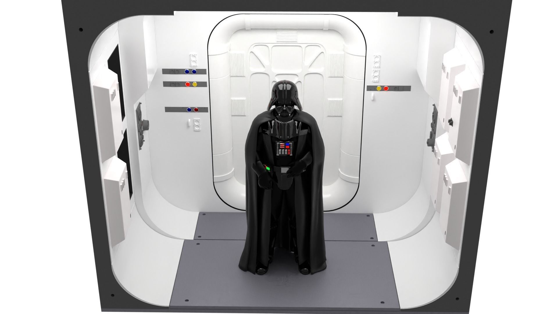 The Tantive IV Hallway 1-6 scale BESTA 3D print model_9