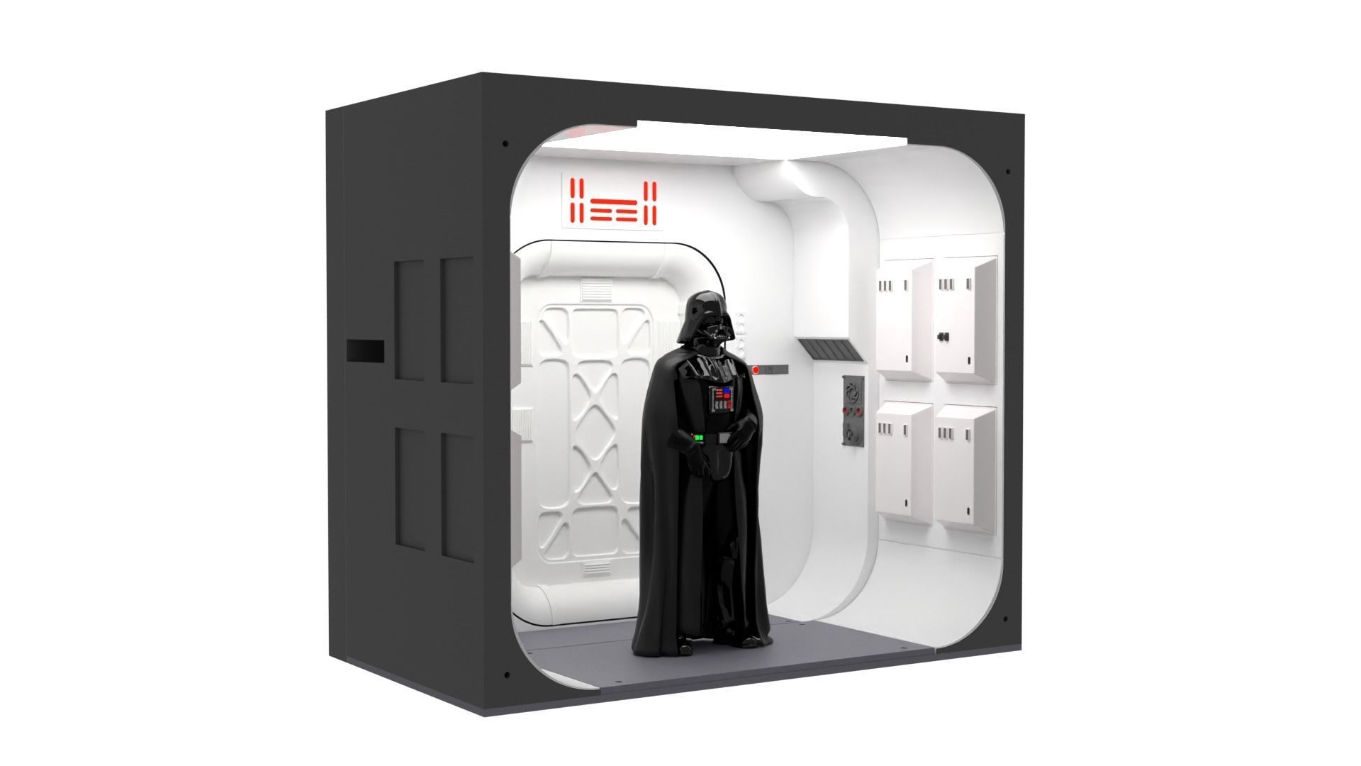 The Tantive IV Hallway 1-6 scale BESTA 3D print model_8