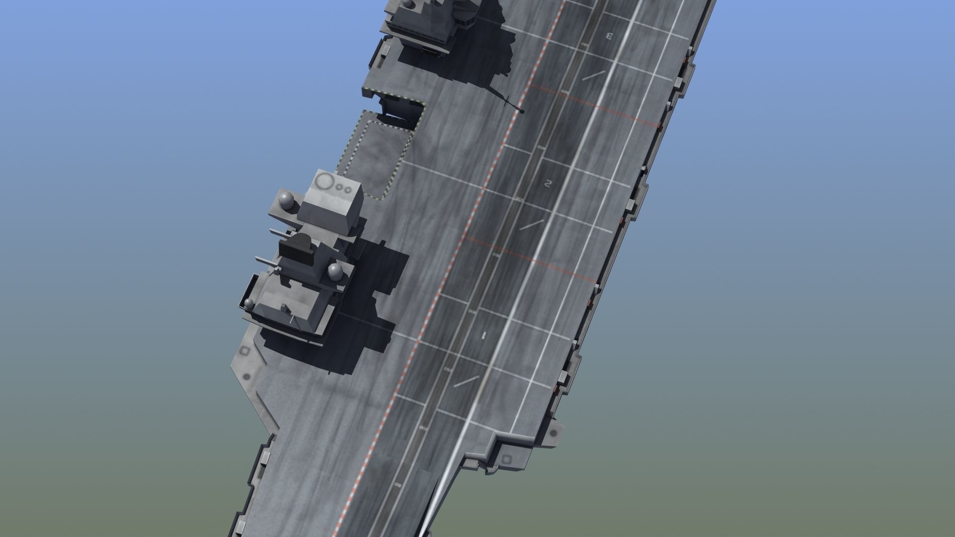 Queen Elizabeth Class Carrier LD1 3D model_2