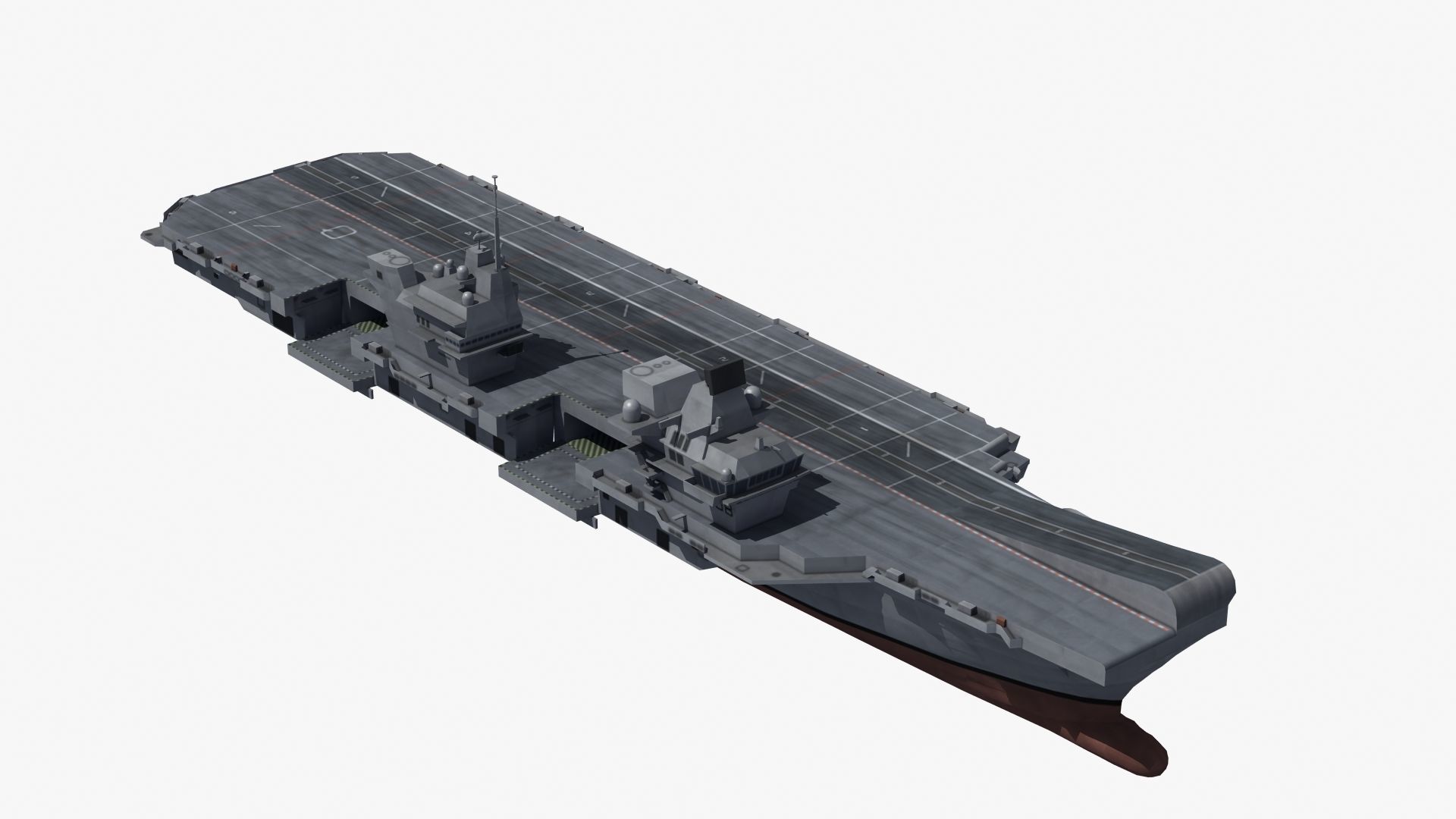 Queen Elizabeth Class Carrier LD1 3D model_19