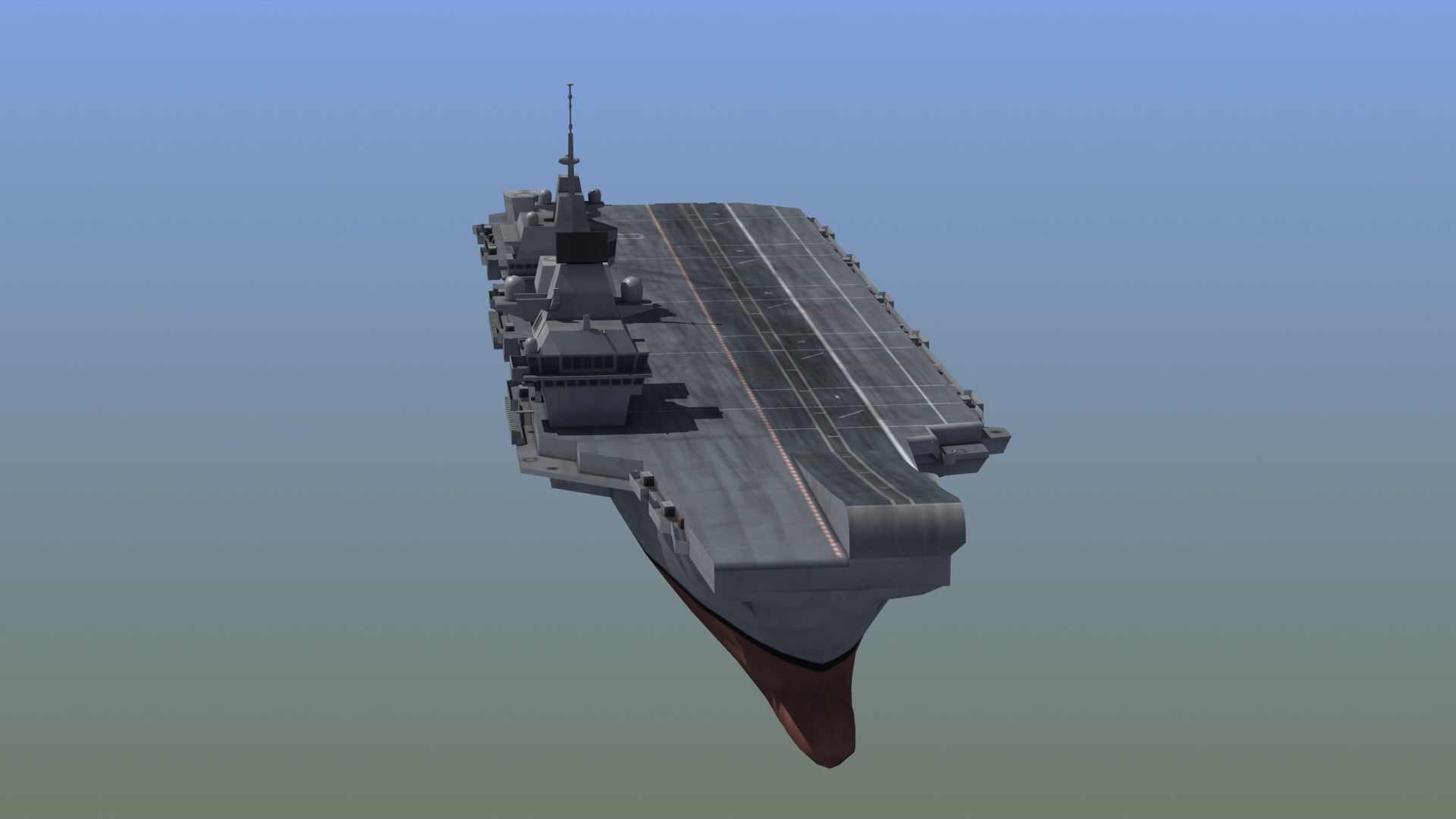 Queen Elizabeth Class Carrier LD1 3D model_14