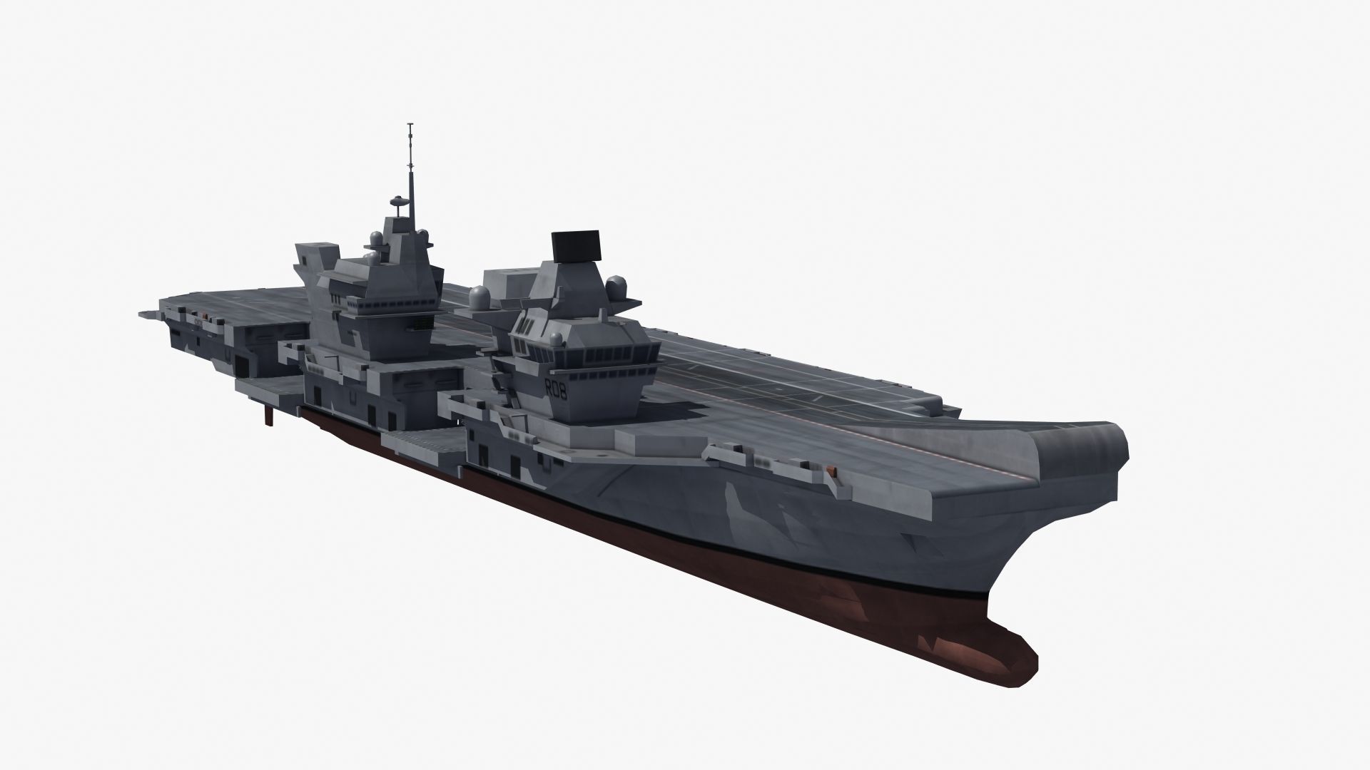 Queen Elizabeth Class Carrier LD1 3D model_31