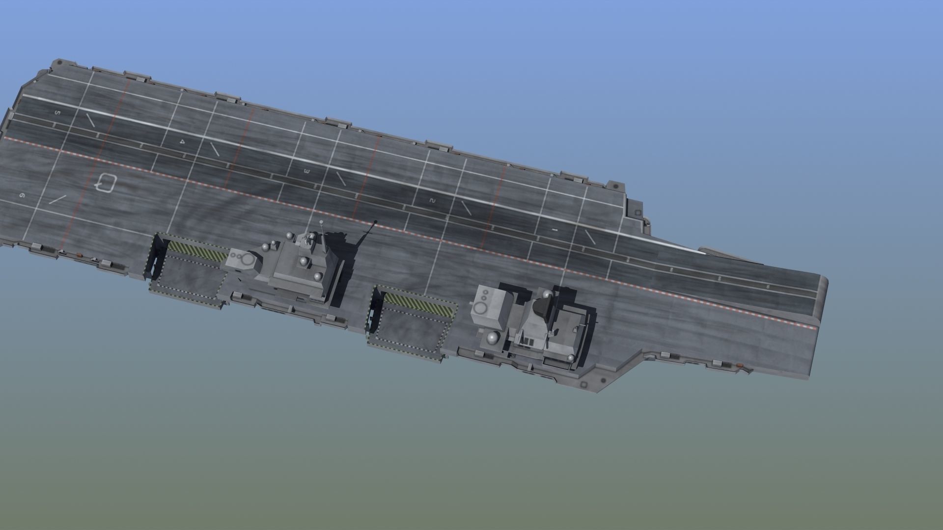Queen Elizabeth Class Carrier LD1 3D model_3