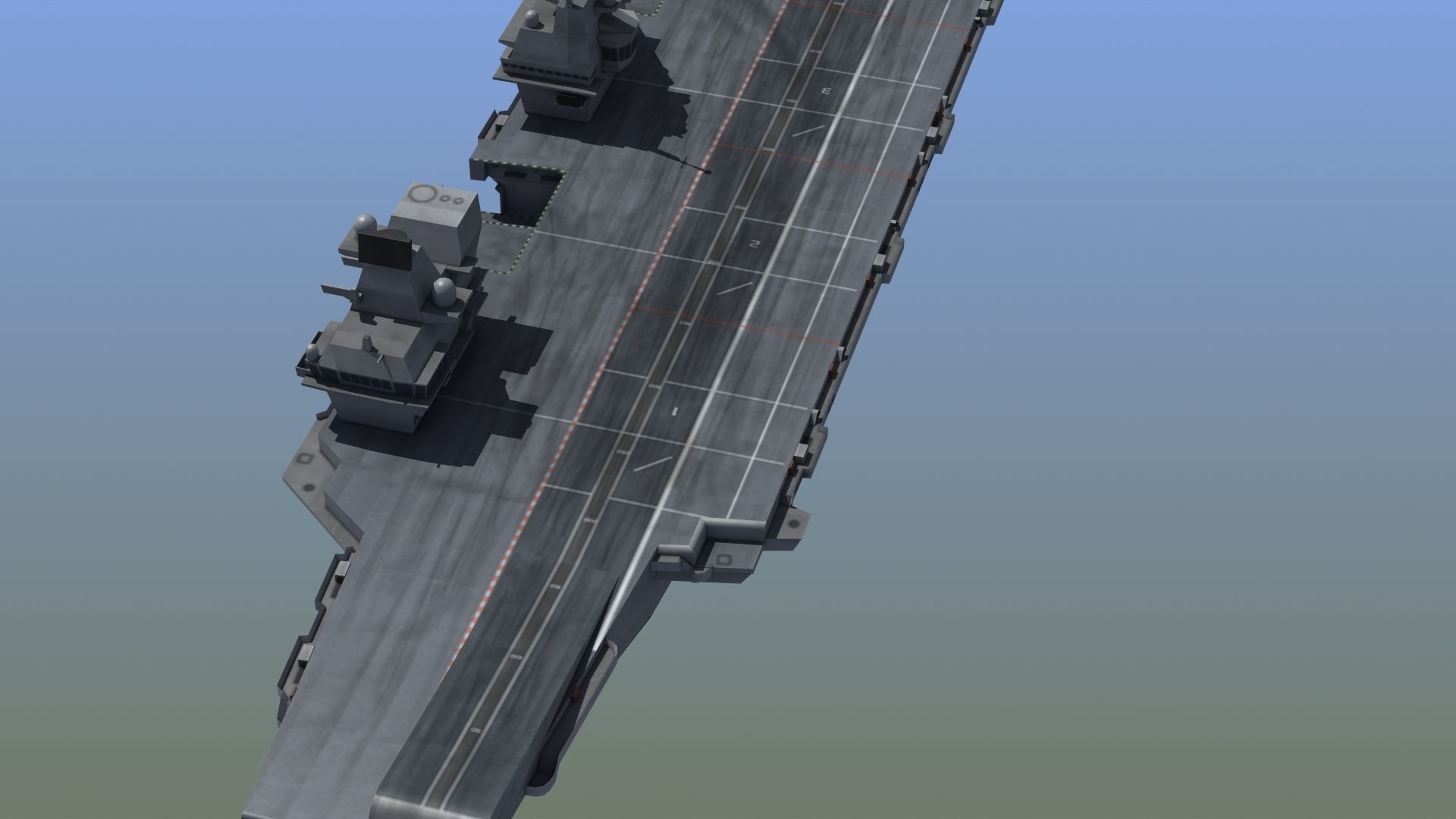 Queen Elizabeth Class Carrier LD1 3D model_6