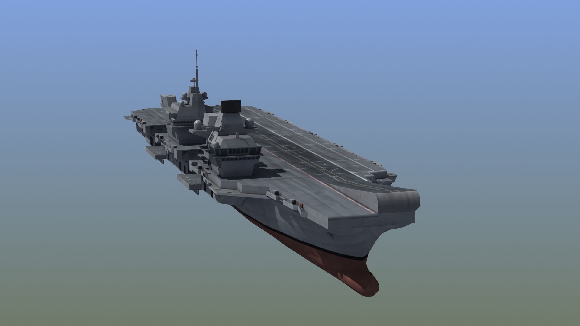 Queen Elizabeth Class Carrier LD1 3D model_13