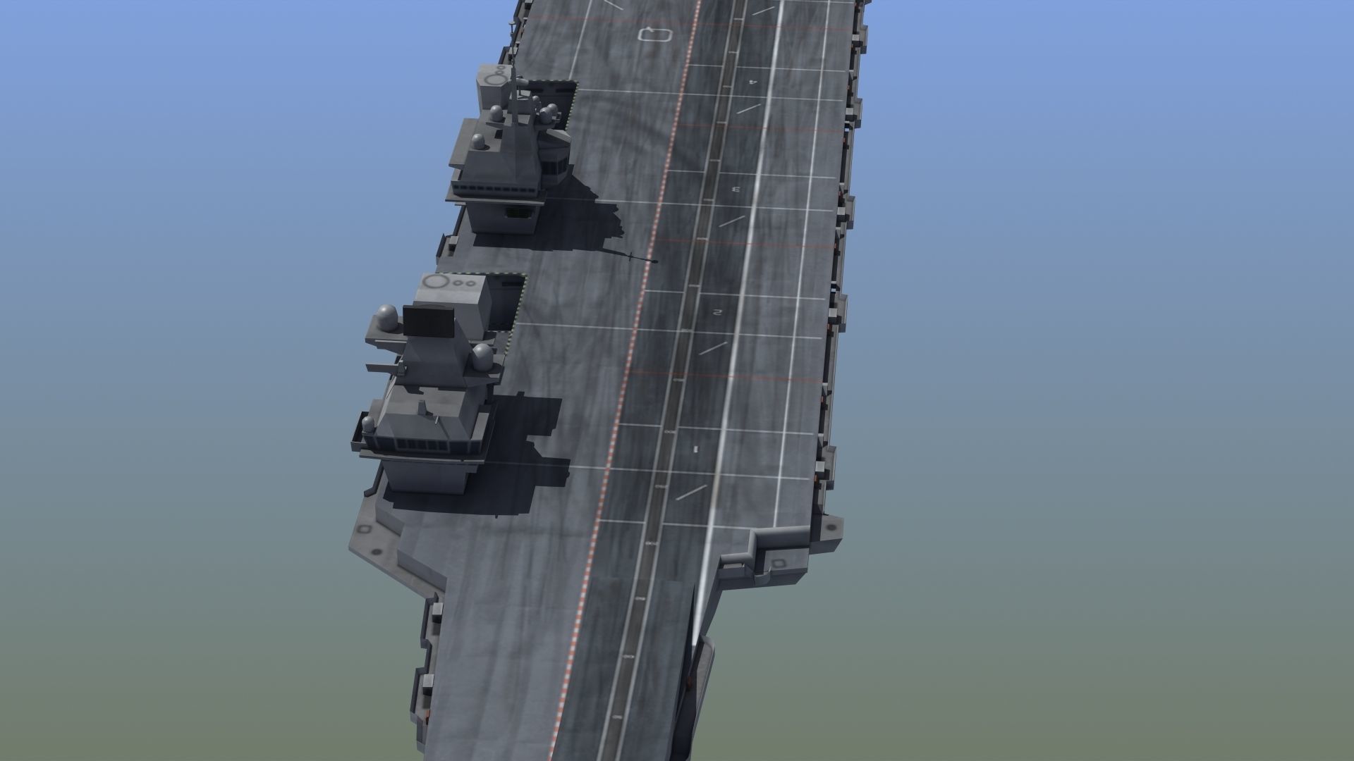 Queen Elizabeth Class Carrier LD1 3D model_9