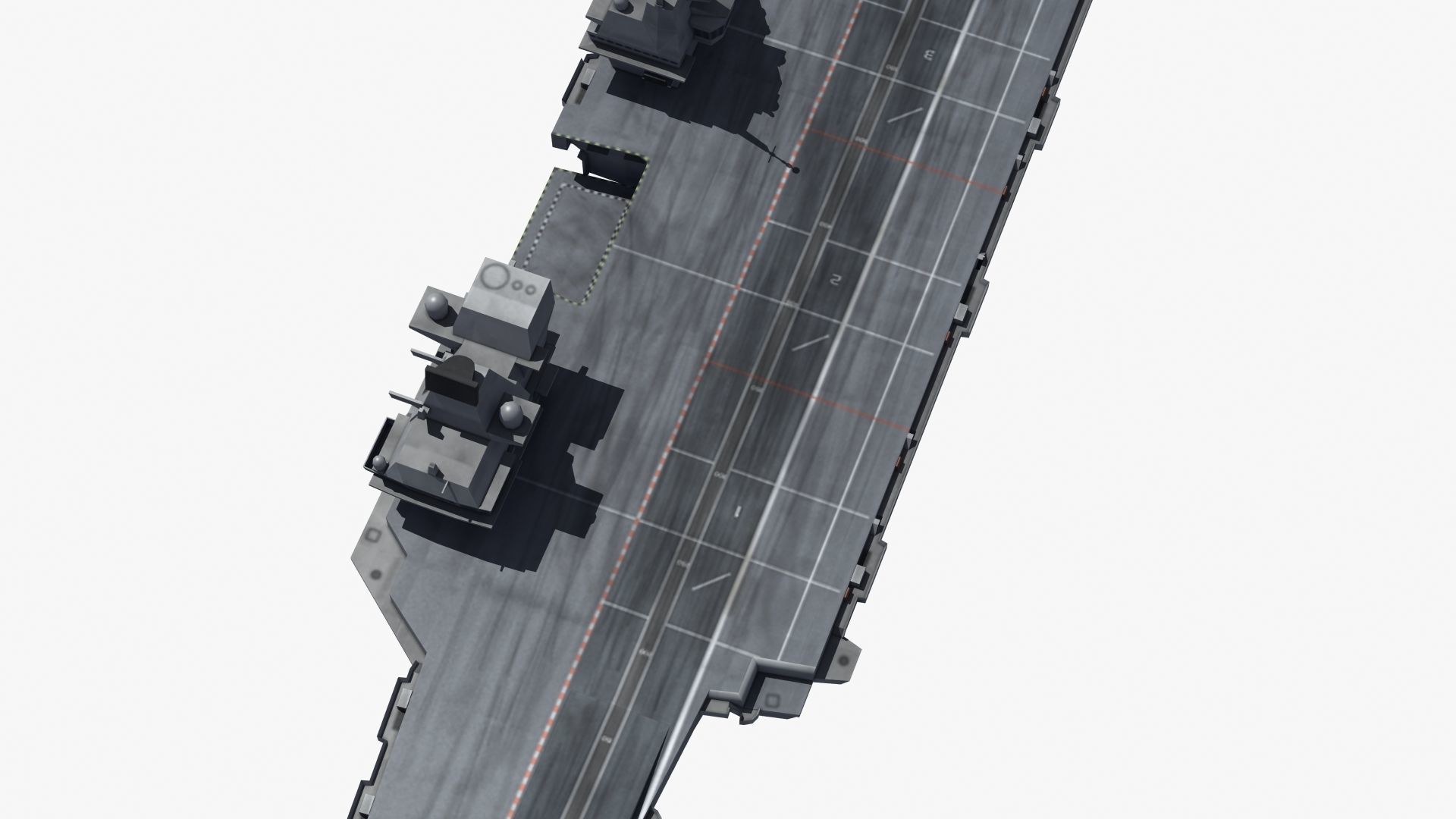 Queen Elizabeth Class Carrier LD1 3D model_22
