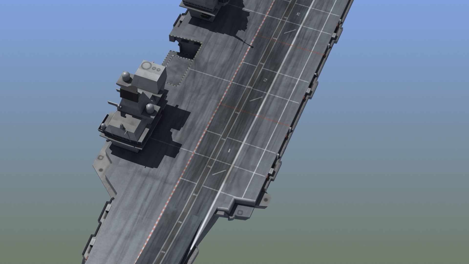 Queen Elizabeth Class Carrier LD1 3D model_4