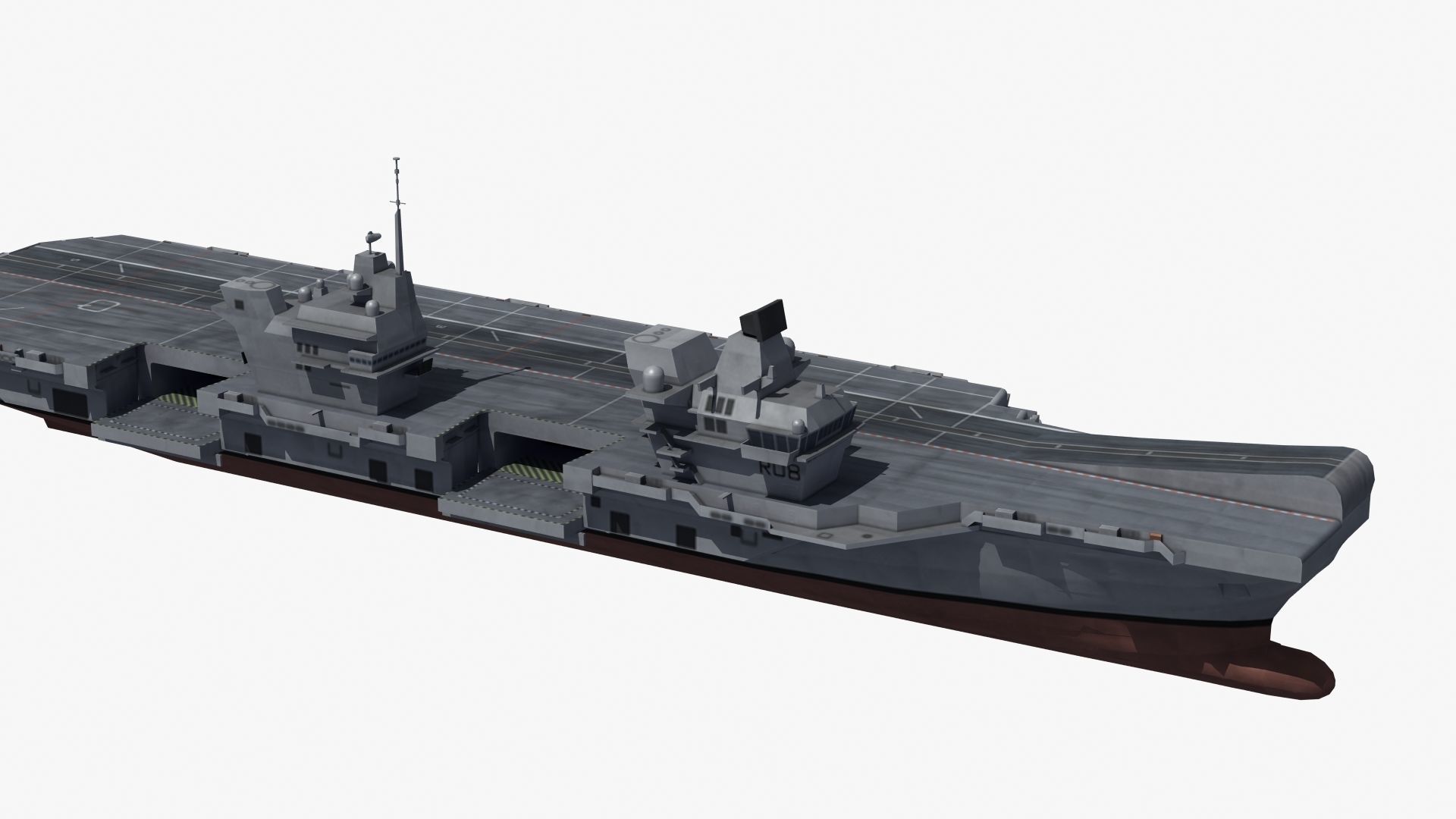 Queen Elizabeth Class Carrier LD1 3D model_30