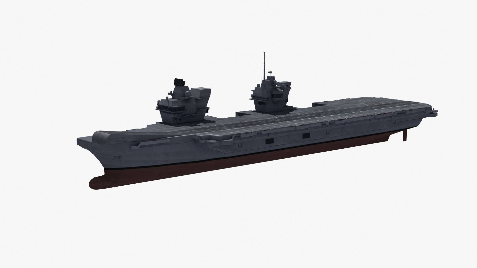 Queen Elizabeth Class Carrier LD1 3D model_25