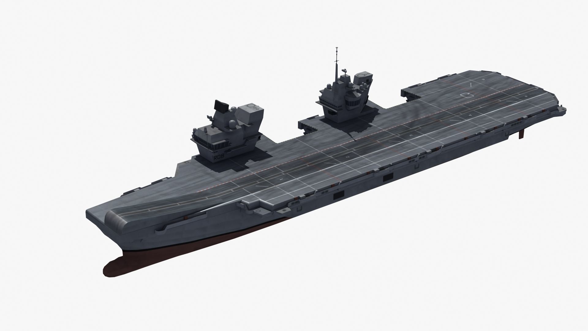 Queen Elizabeth Class Carrier LD1 3D model_21