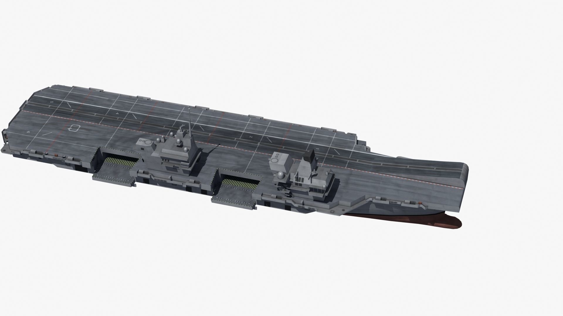 Queen Elizabeth Class Carrier LD1 3D model_28