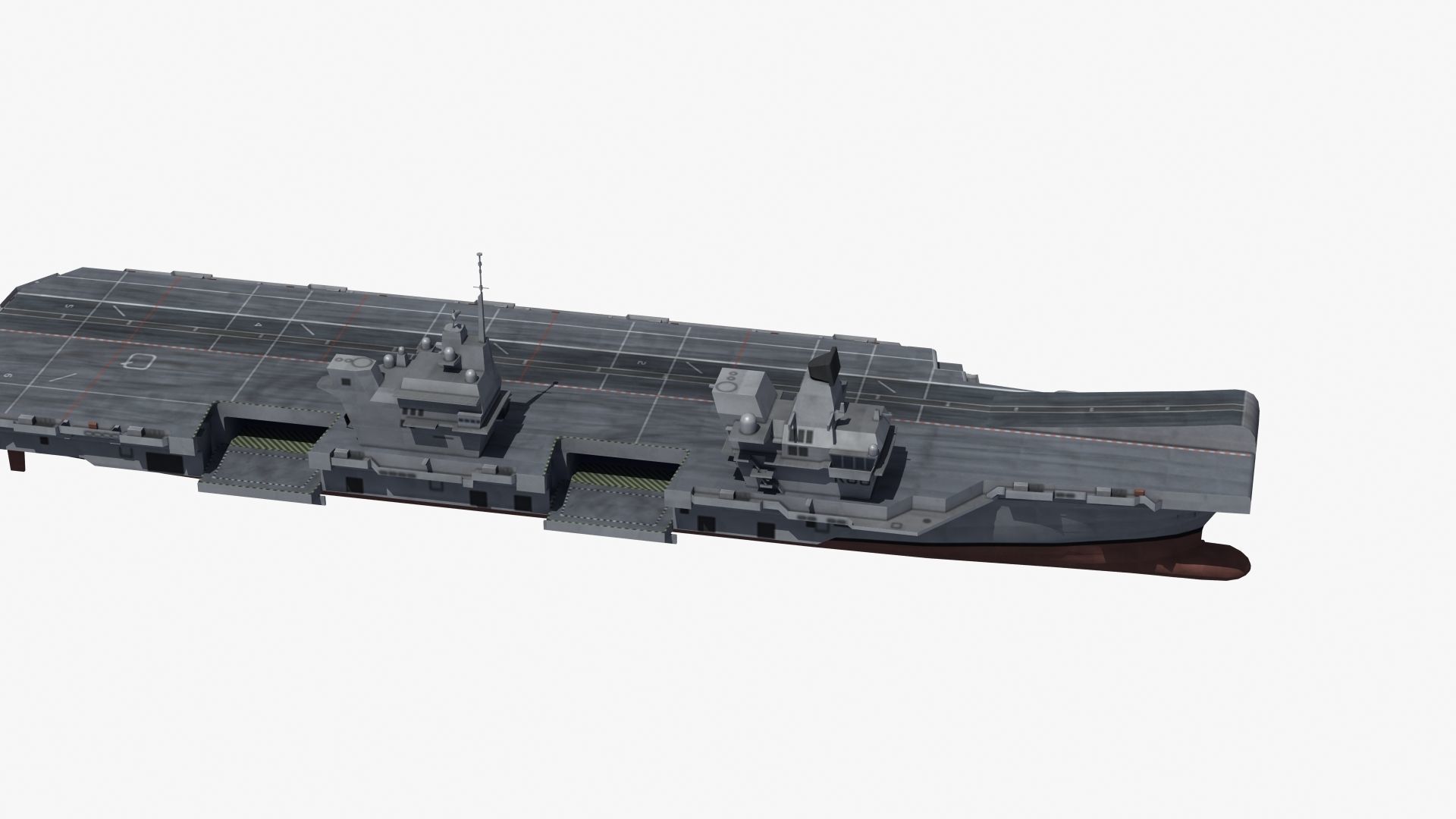 Queen Elizabeth Class Carrier LD1 3D model_29