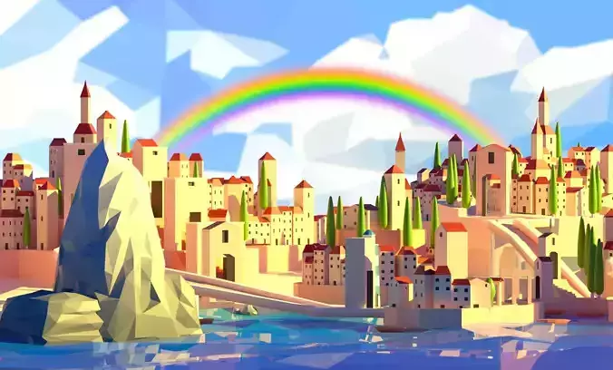 Tuscan coast village