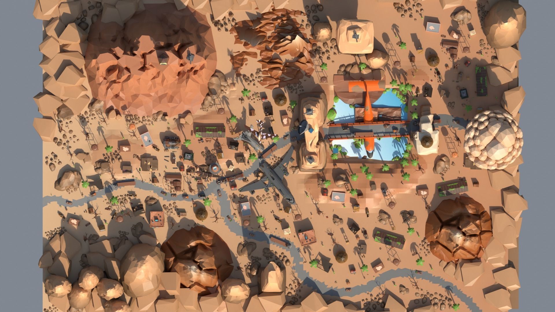 Mad Max City - 3D Model for Games Low-poly 3D model_18