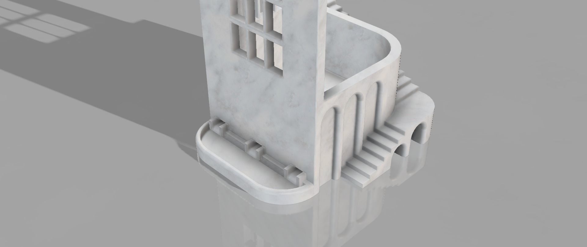 ARCHITECTURAL SUNBEAM POT FOR PLANTS 3D print model_22