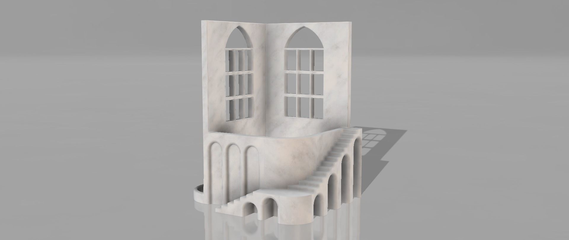 ARCHITECTURAL SUNBEAM POT FOR PLANTS 3D print model_1