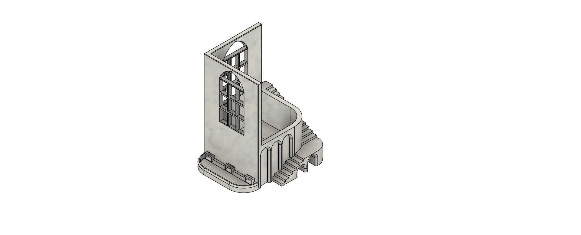 ARCHITECTURAL SUNBEAM POT FOR PLANTS 3D print model_7