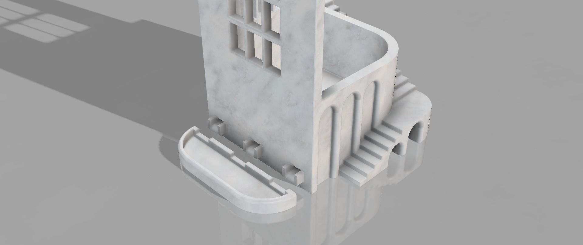 ARCHITECTURAL SUNBEAM POT FOR PLANTS 3D print model_2