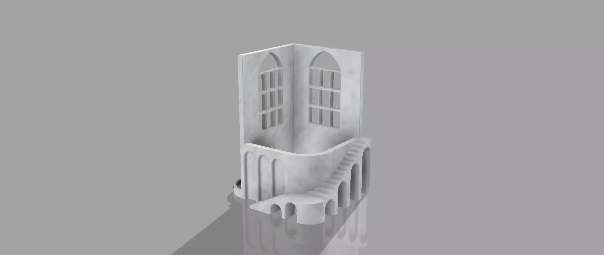 ARCHITECTURAL SUNBEAM POT FOR PLANTS 3D print model_0