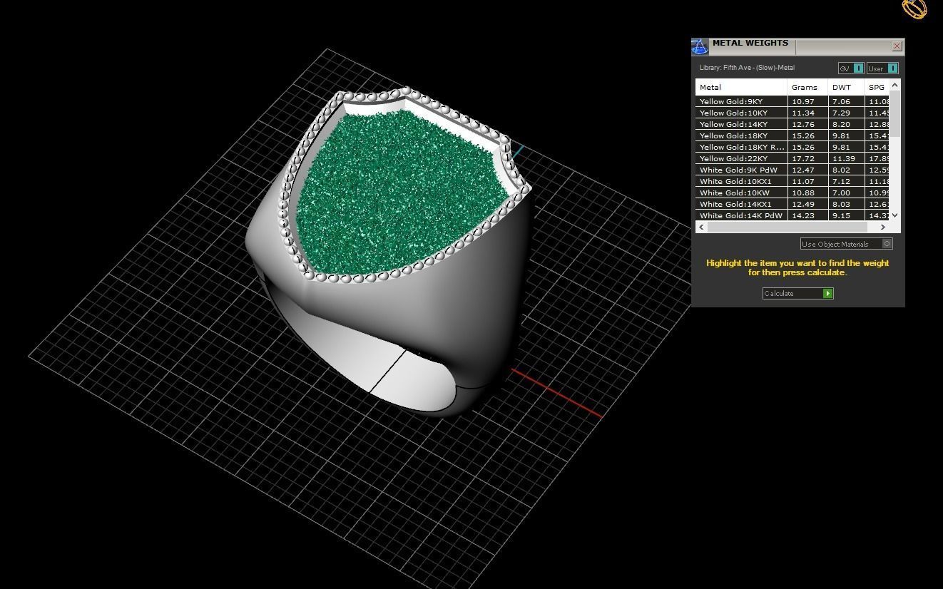 shield man signet ring model 583 3D print model_4