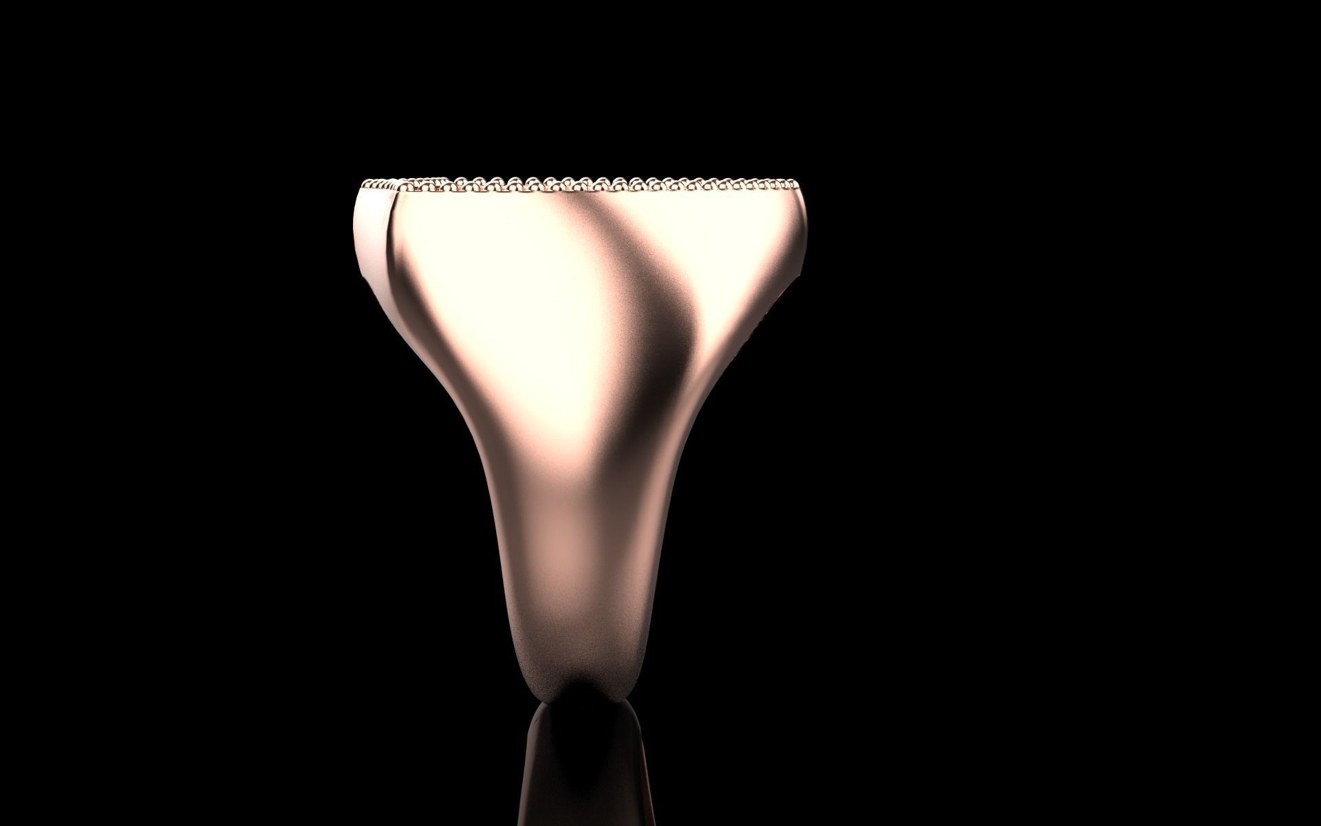 shield man  signet ring model 584 3D print model_34