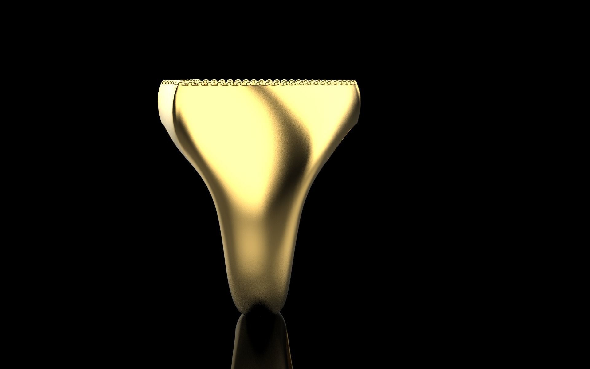 shield man  signet ring model 584 3D print model_32