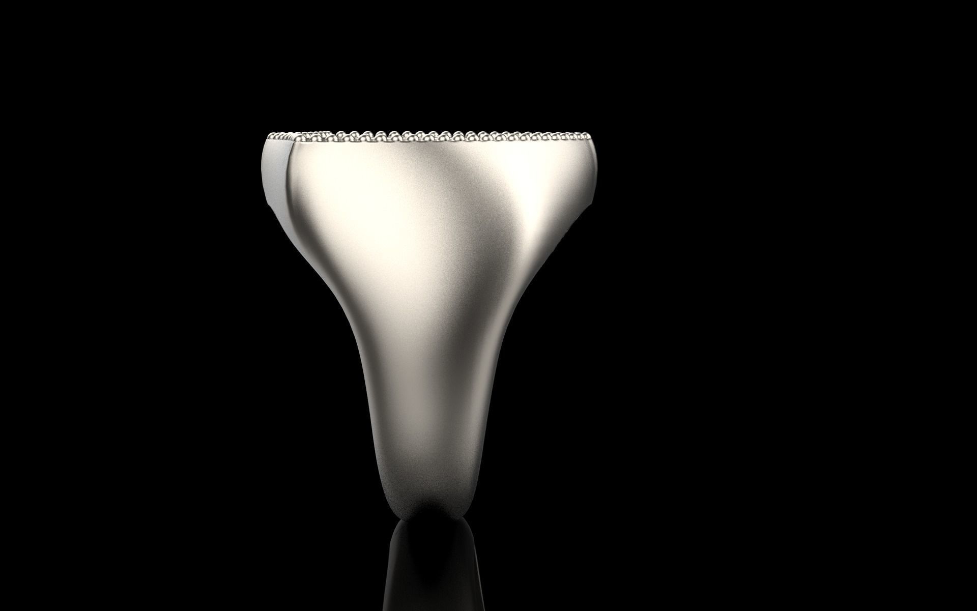 shield man  signet ring model 584 3D print model_5