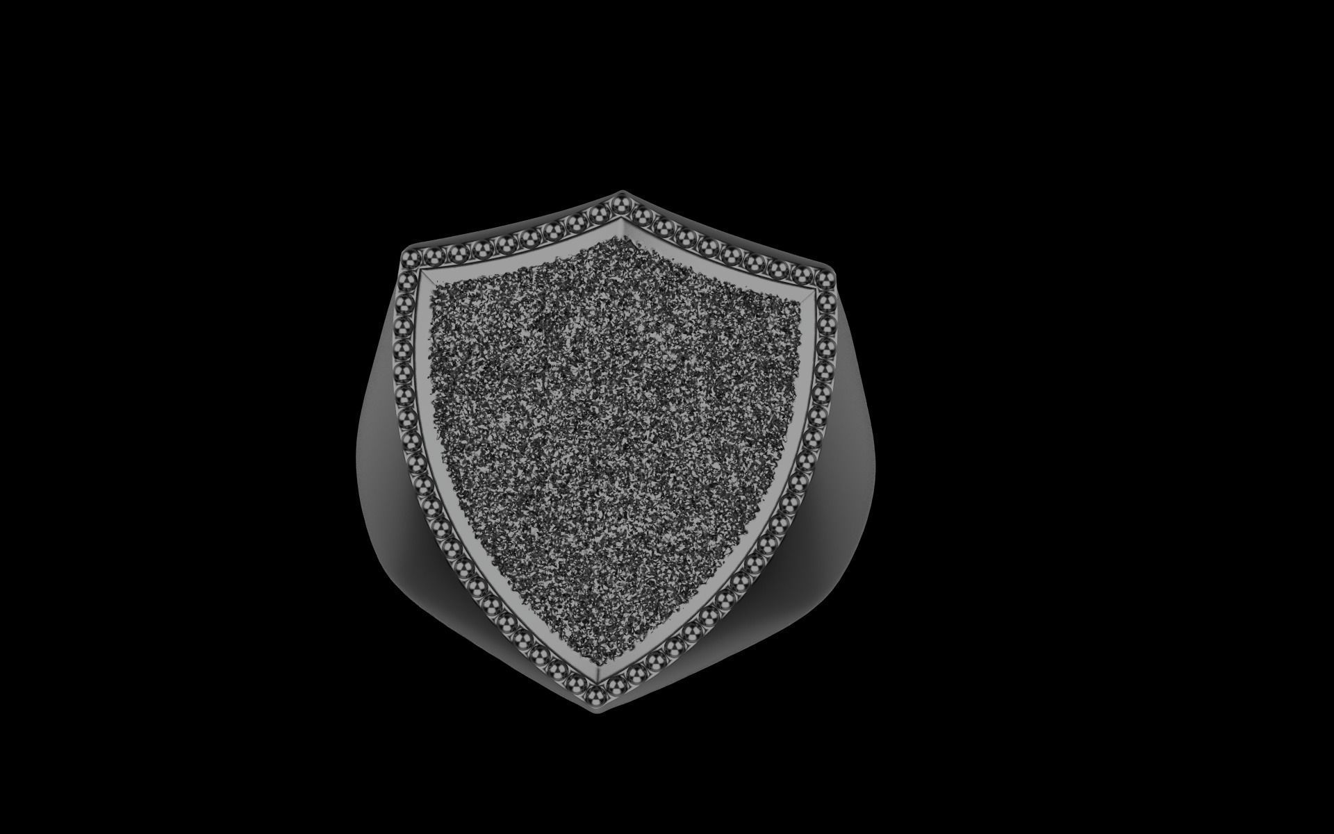 shield man  signet ring model 584 3D print model_24