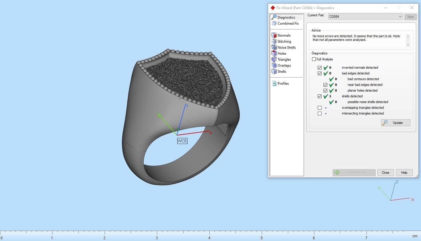 shield man  signet ring model 584 3D print model_6