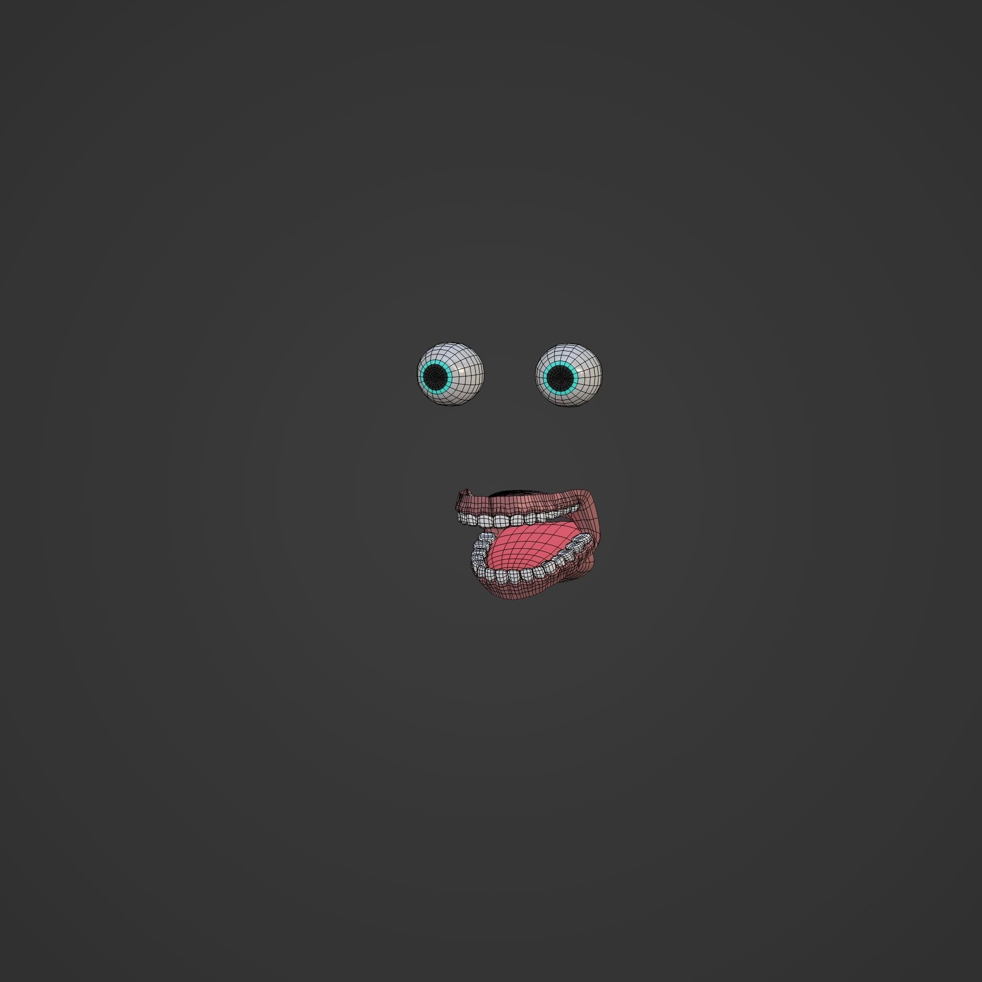 Humanoid Robot Rigged - Cartoon Character Low-poly 3D model_15