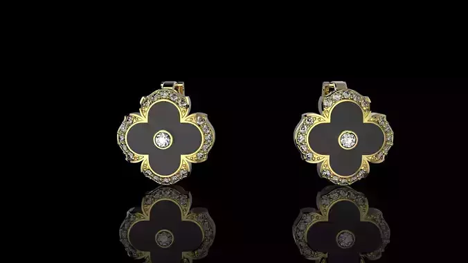 M EARRINGS NUV VAN KLIF