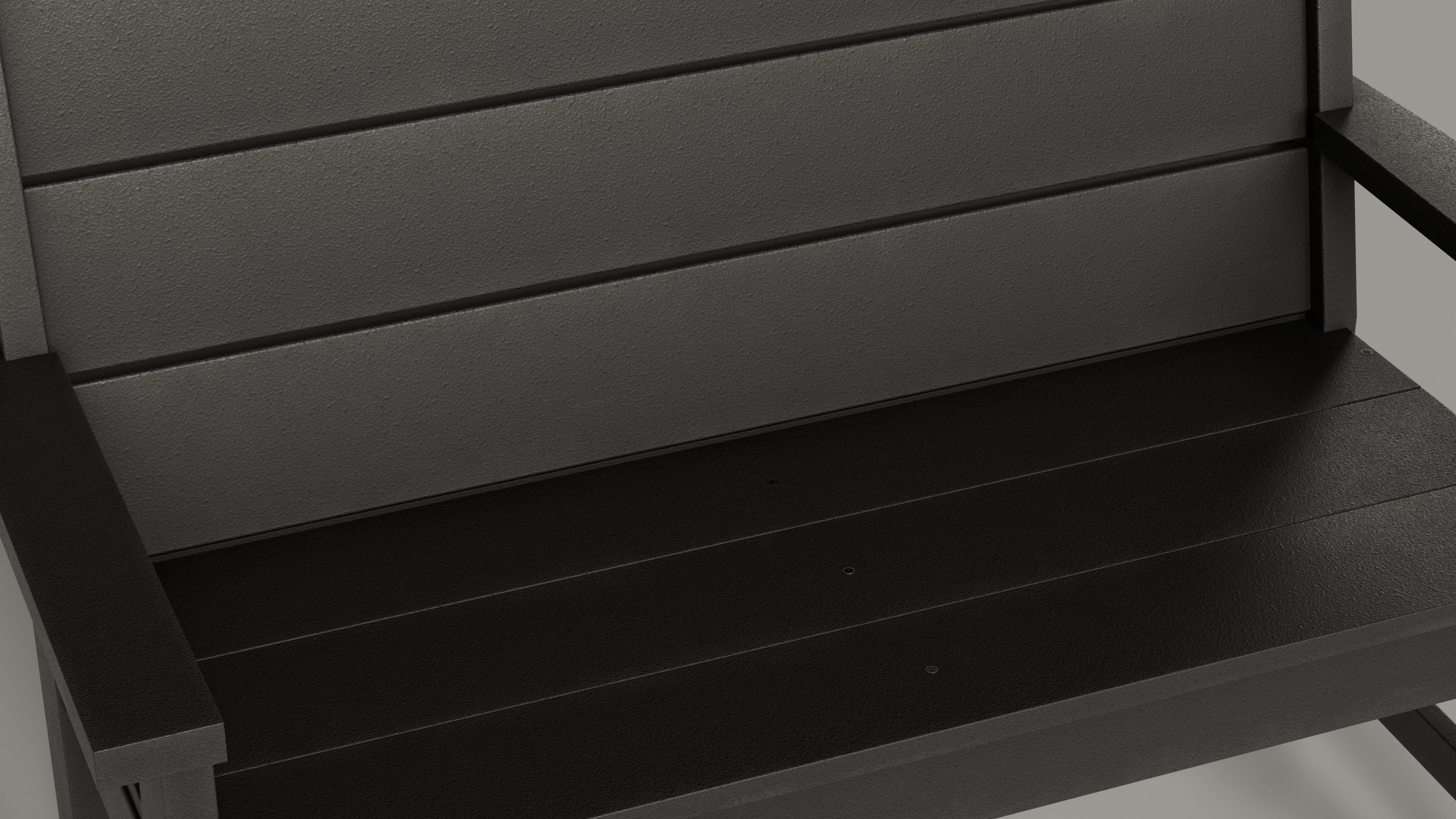 Lakeside Full Set Dining Table Chair Bench and Side Table 4CLRS Low-poly 3D model_38