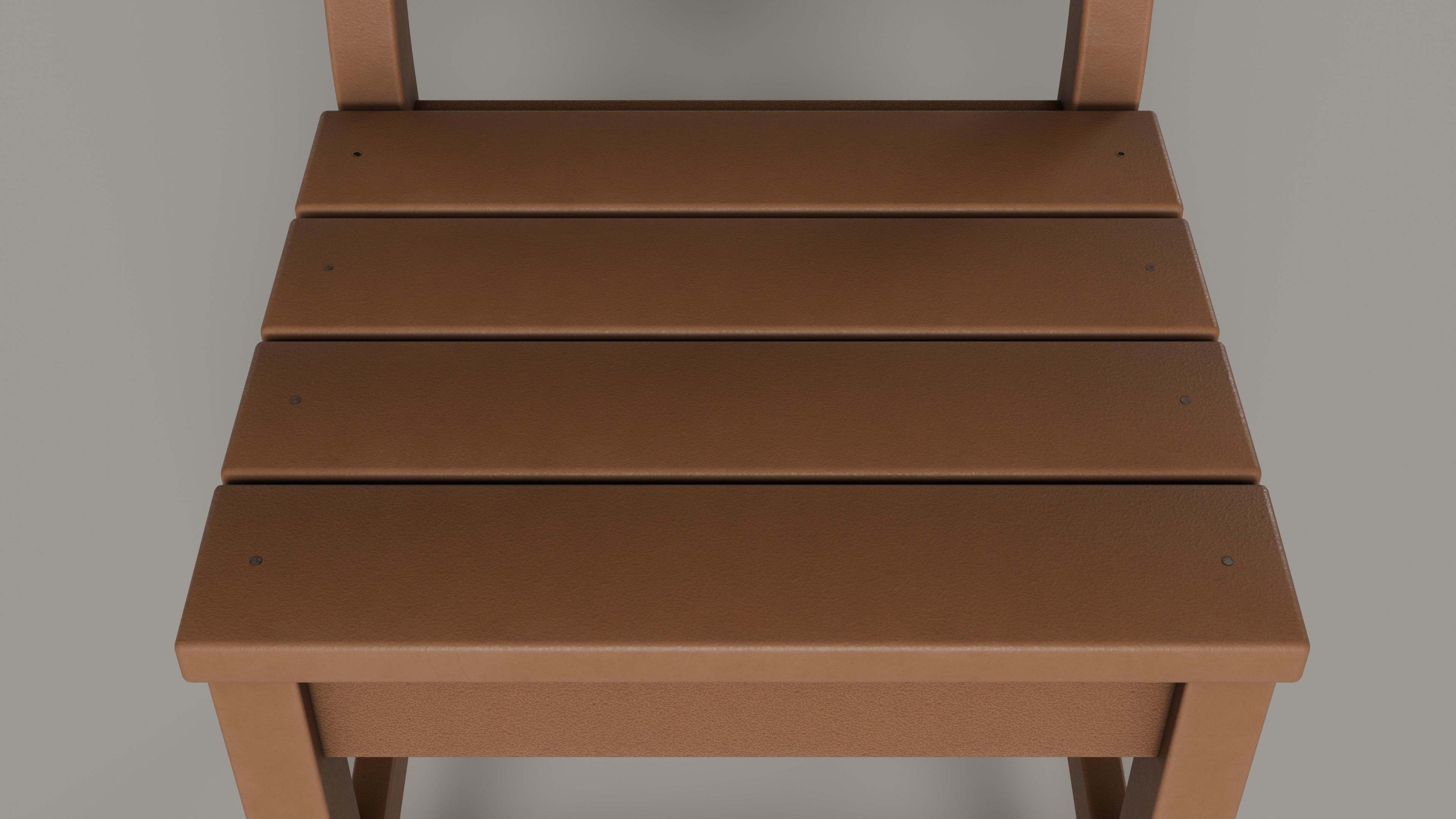 Lakeside Full Set Dining Table Chair Bench and Side Table 4CLRS Low-poly 3D model_55