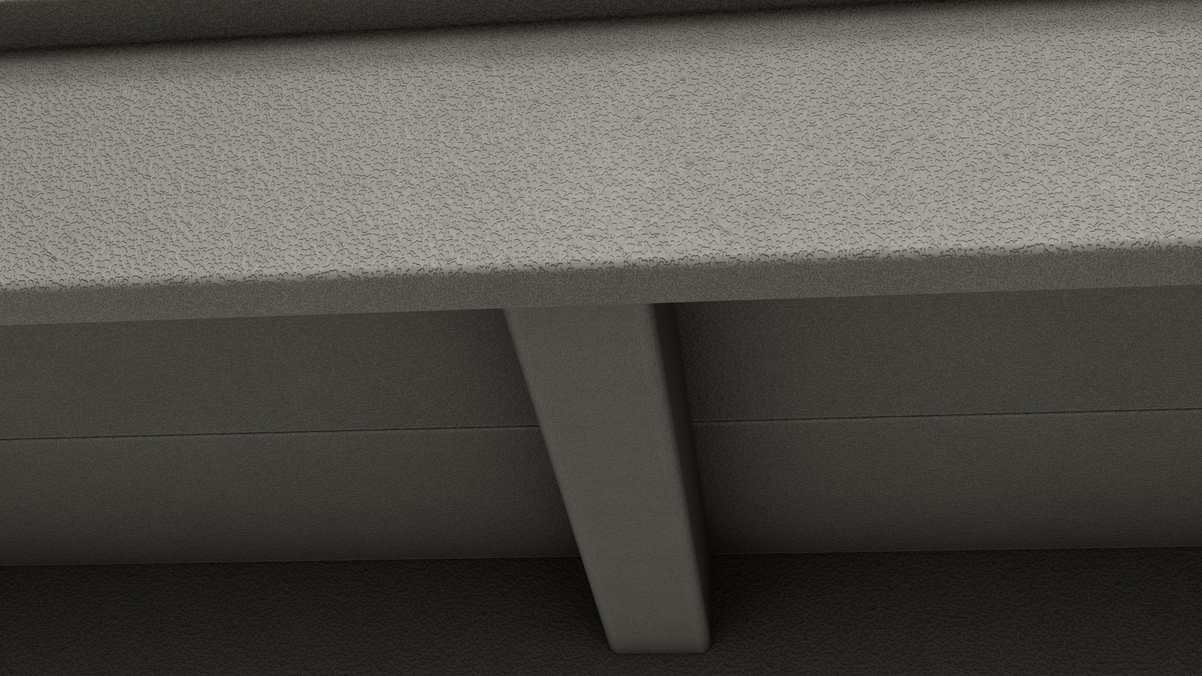 Lakeside Full Set Dining Table Chair Bench and Side Table 4CLRS Low-poly 3D model_39