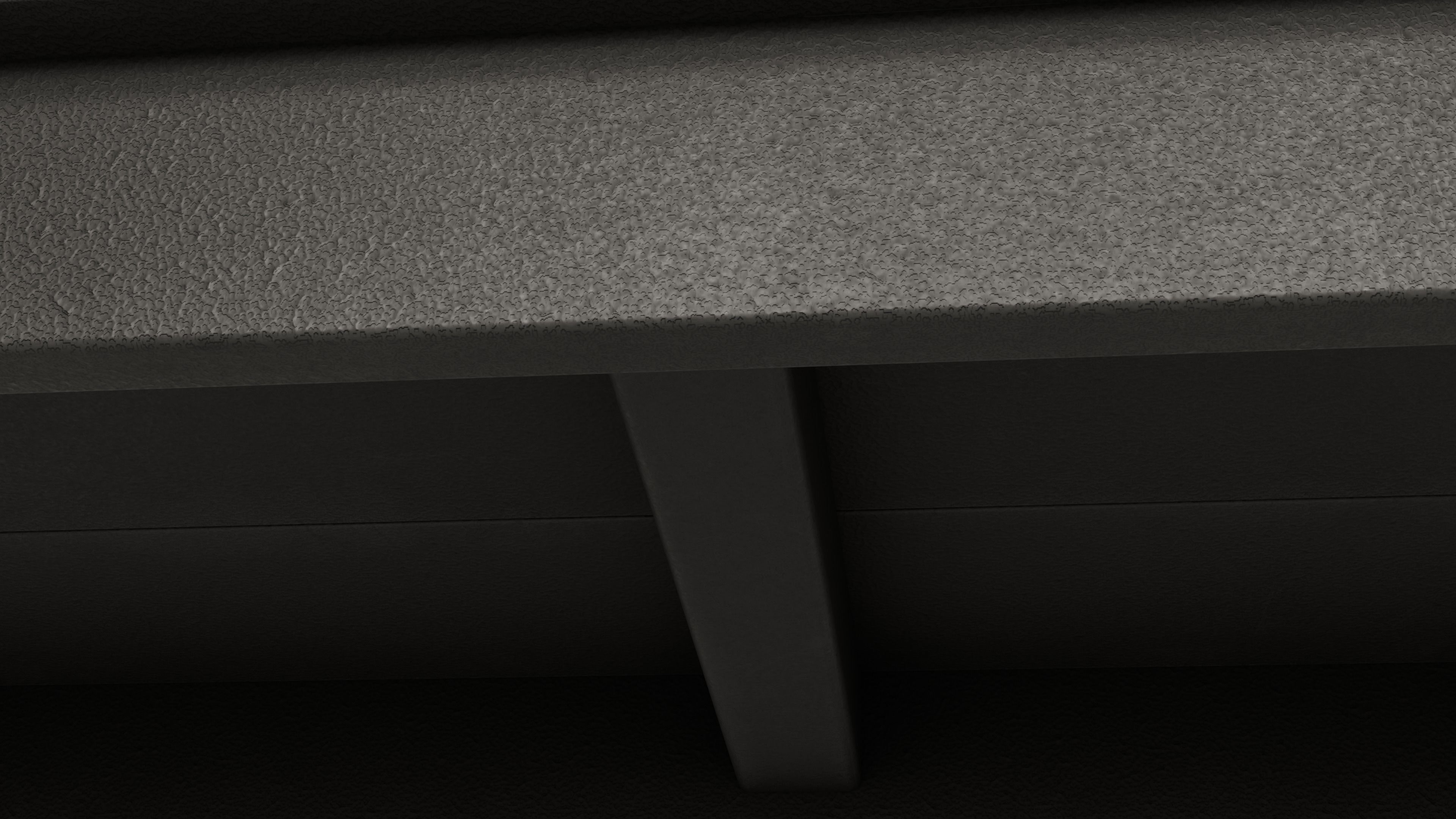 Lakeside Full Set Dining Table Chair Bench and Side Table 4CLRS Low-poly 3D model_33