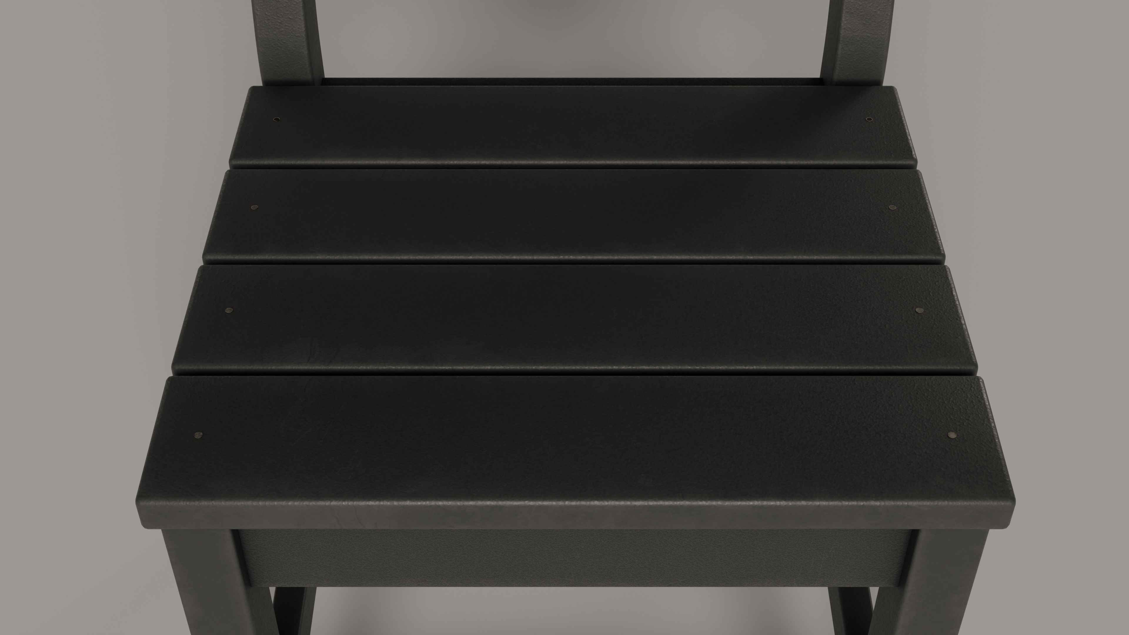 Lakeside Full Set Dining Table Chair Bench and Side Table 4CLRS Low-poly 3D model_48