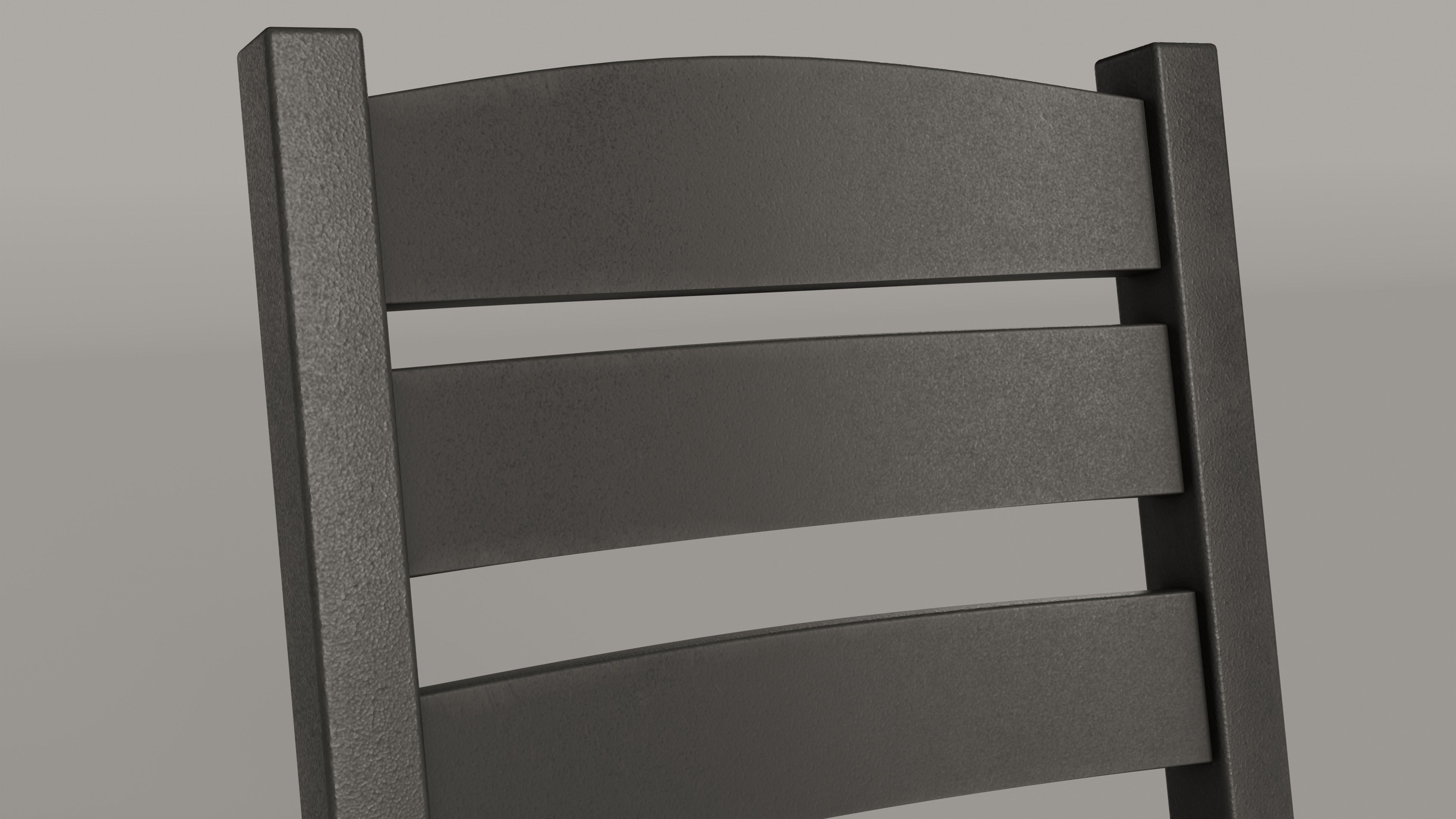 Lakeside Full Set Dining Table Chair Bench and Side Table 4CLRS Low-poly 3D model_49