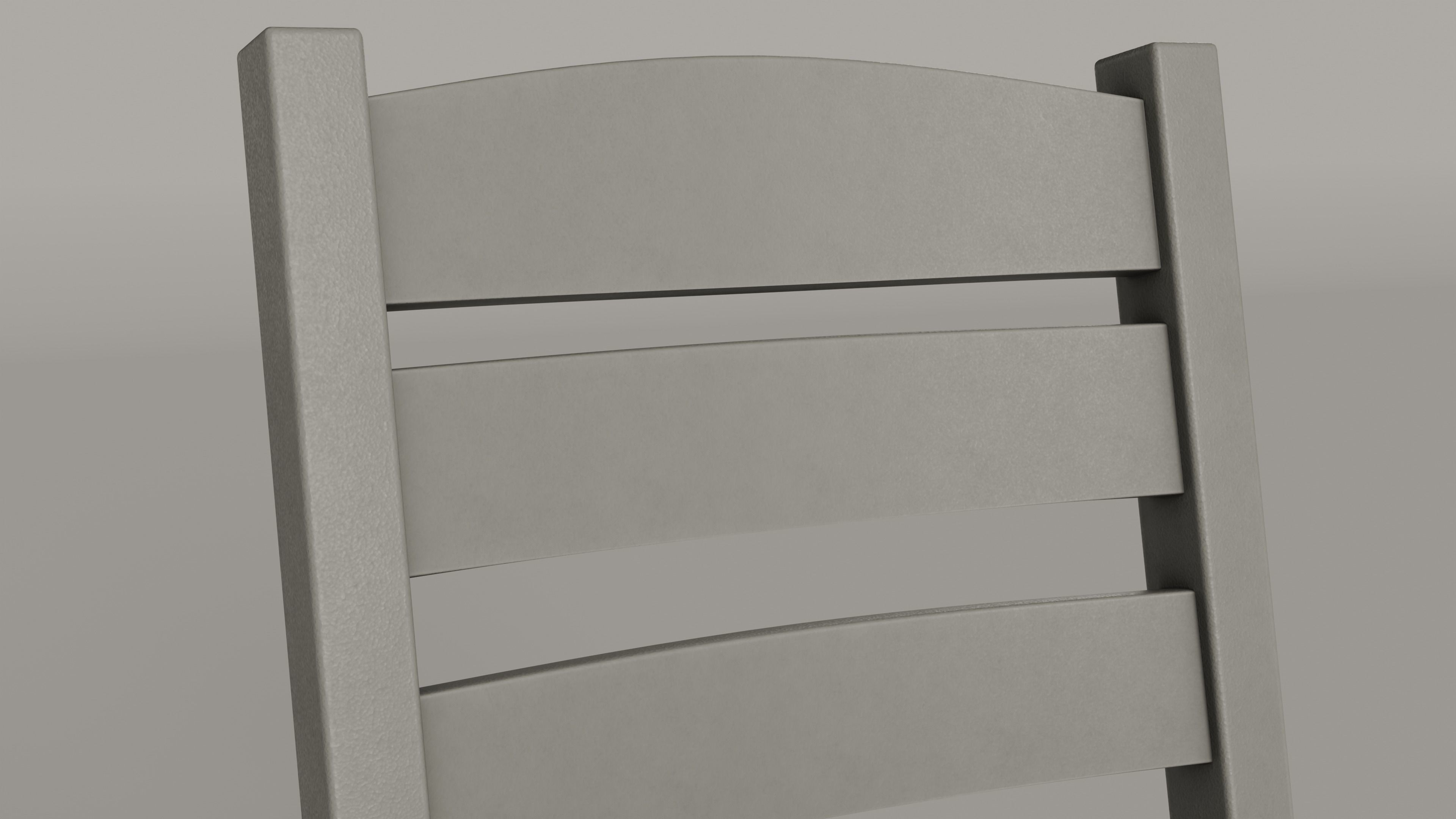 Lakeside Full Set Dining Table Chair Bench and Side Table 4CLRS Low-poly 3D model_47