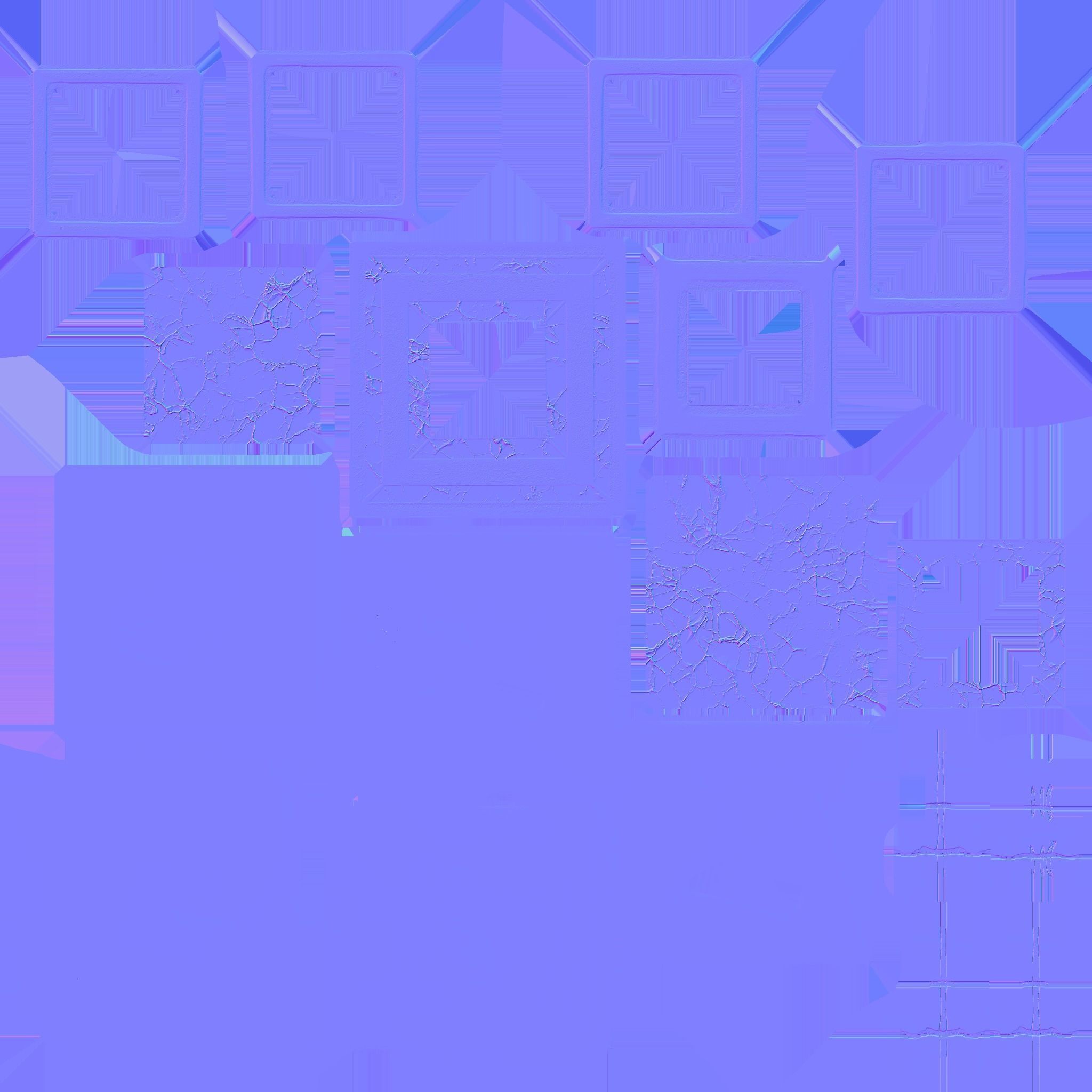 Jade Pillar Low-poly 3D model_4