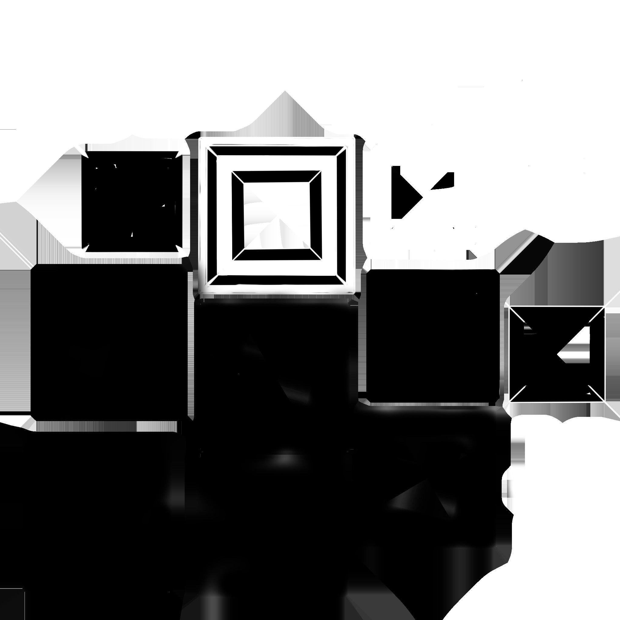 Jade Pillar Low-poly 3D model_3